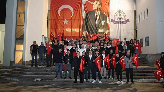 ERÜ'de milli maç heyecanı