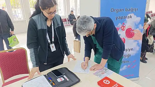 ERÜ Hastaneleri'nde Organ Bağışı Farkındalık Standı açıldı