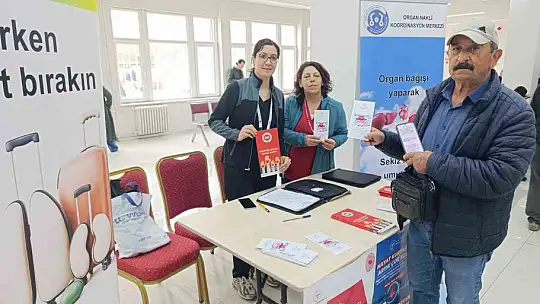 ERÜ Hastaneleri'nde Organ Bağışı Farkındalık Standı açıldı