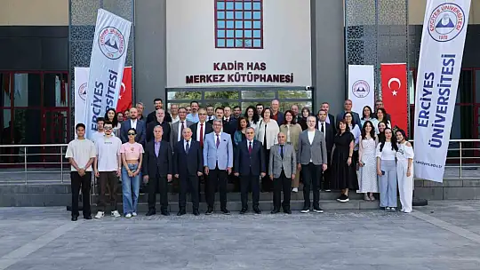 ERÜ'nün yenilenen Kadir Has Merkez Kütüphanesi hizmete açıldı