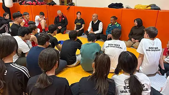 ERVA sporcularına değerler eğitimi