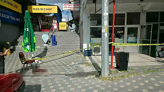 Esnaf tartışması kanlı bitti: 1 ağır yaralı