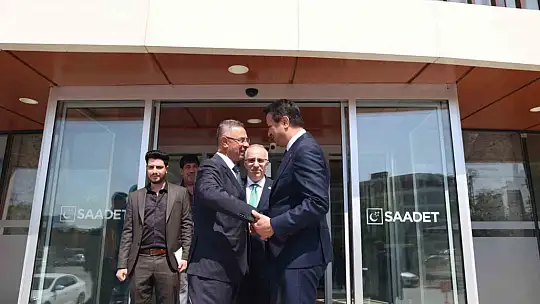 Filistin Büyükelçisi Faed Mustafa'dan Saadet Partisi'ne ziyaret: 'Birlikte Mescid-i Aksa'da namaz kılacağız'