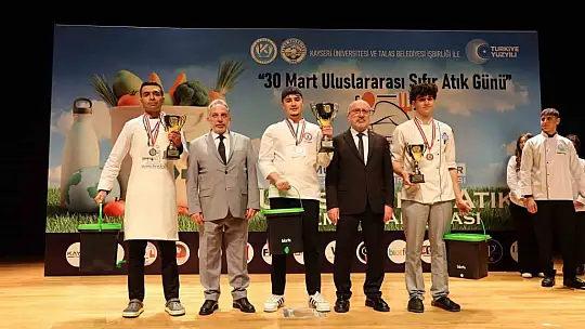Genç şef adayları ödüllerini aldı