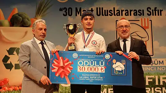 Genç şef adayları ödüllerini aldı