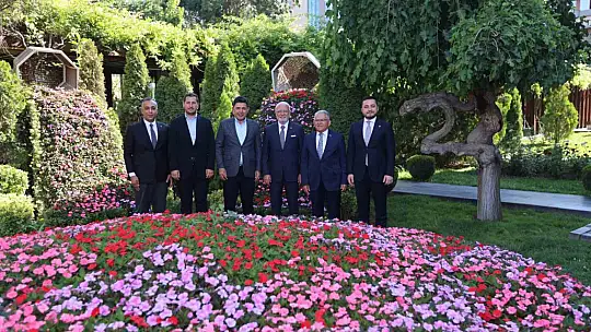 Genel Başkan Vekili Elitaş ve Bakan Yardımcısı Boyraz'dan Başkan Büyükkılıç'a ziyaret