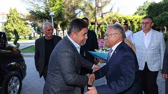 Genel Başkan Vekili Elitaş ve Bakan Yardımcısı Boyraz'dan Başkan Büyükkılıç'a ziyaret