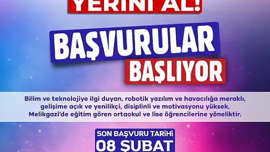GÖKTİM Melikgazi'de geleceğin teknoloji liderleri yetişecek