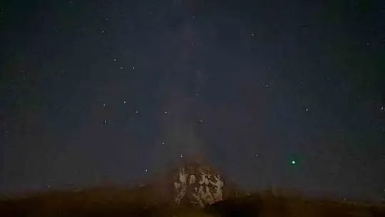 Gökyüzü tutkunları, Perseid meteor yağmurunu Erciyes'te takip etti