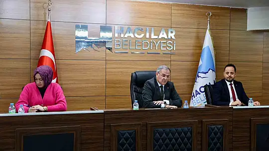 Hacılar Belediye Meclisi'nde yılın son toplantısı