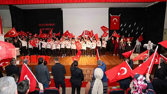 Hacılar'da Çanakkale ruhu coşkuyla anıldı