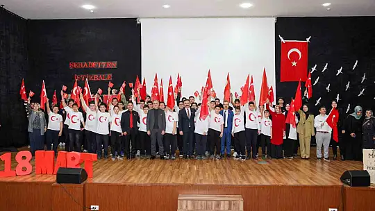 Hacılar'da Çanakkale ruhu coşkuyla anıldı