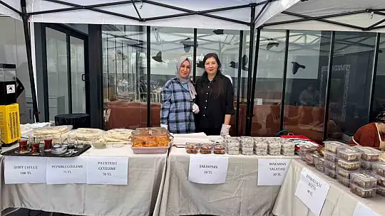 Hacılar'da el emeği göz nuru eserler sergilendi