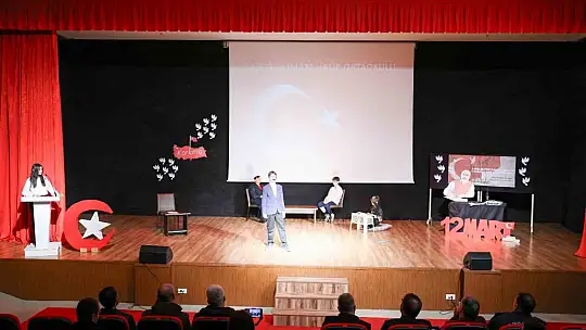 Hacılar'da İstiklal şiiri ve şairi yad edildi