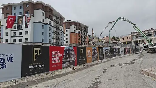 Hacılar'da konut ve ticaret merkezi temel atma töreni yapıldı