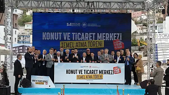 Hacılar'da konut ve ticaret merkezi temel atma töreni yapıldı