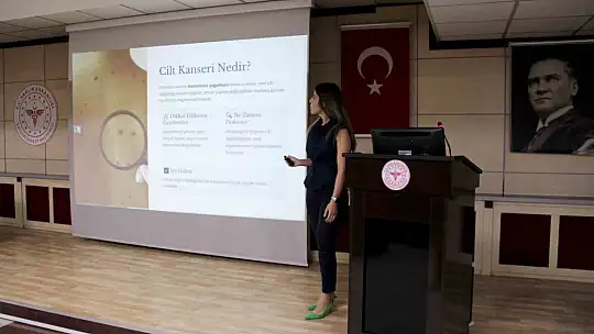 Hastane personeline 'Cilt Kanseri Farkındalık Eğitimi' verildi