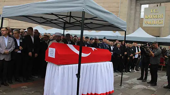 Hayatını kaybeden Vali Yardımcısı Esmer için tören düzenlendi