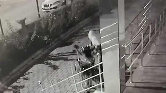 Hırsızlar önce kameralara, ardından polise yakalandı