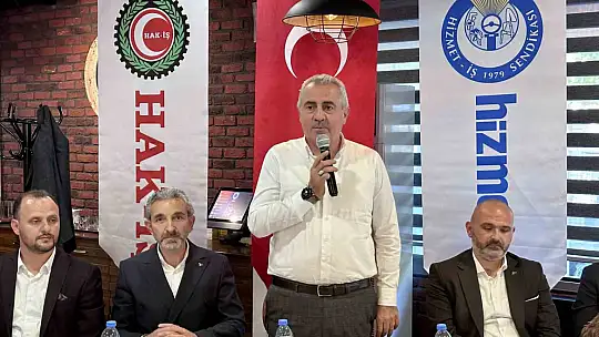 HİZMET-İŞ Genel Başkan Vekili Özdemir, Kayseri'de Temsilciler Meclisi Toplantısı'na katıldı