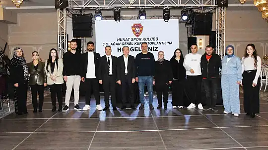Hunatspor Kulübü'nde 3. Olağan Genel Kurul yapıldı