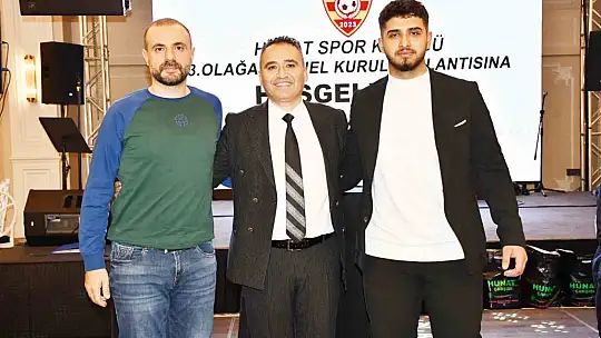 Hunatspor Kulübü'nde 3. Olağan Genel Kurul yapıldı