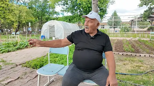 Huzurevi'ndeki yaşlı çınarlar hobi bahçesi ile toprakları yeşertiyor