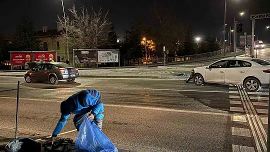 İki otomobil çarpıştı: 1 yaralı