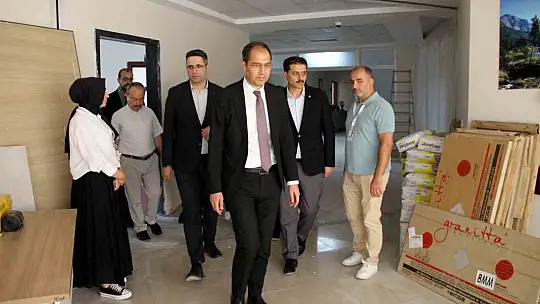 İl Sağlık Müdürü Erşan'dan Emel-Mehmet Tarman Kadın Doğum ve Kadın Hastalıkları Kliniği'ne ziyaret