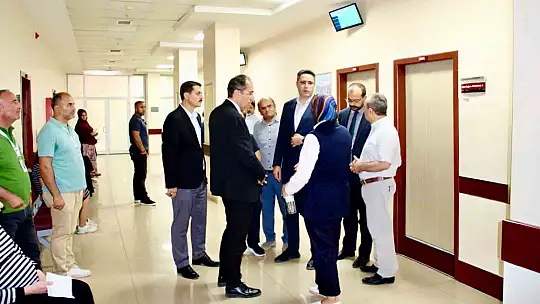 İl Sağlık Müdürü Erşan'dan Emel-Mehmet Tarman Kadın Doğum ve Kadın Hastalıkları Kliniği'ne ziyaret