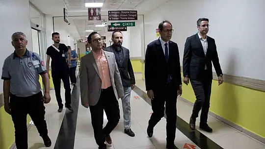 İl Sağlık Müdürü Erşan'dan Kayseri Devlet Hastanesi'nde inceleme