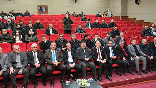 İncesu Şoförler ve Otomobilciler Odası'nda Büyüköz güven tazeledi