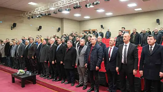 İncesu Şoförler ve Otomobilciler Odası'nda Büyüköz güven tazeledi