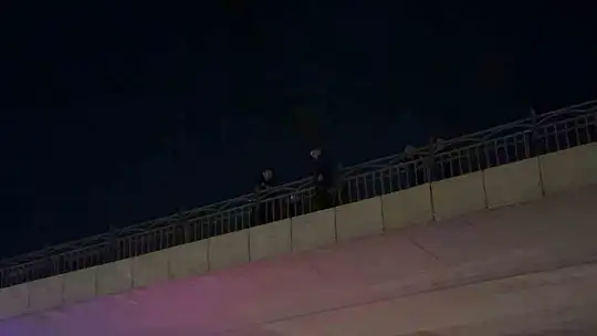 İntihar etmek için köprüye çıkan şahsı polis ikna etti