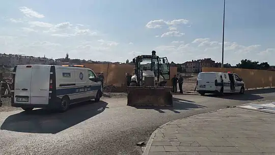 İş makinesi doğalgaz borusunu patlattı