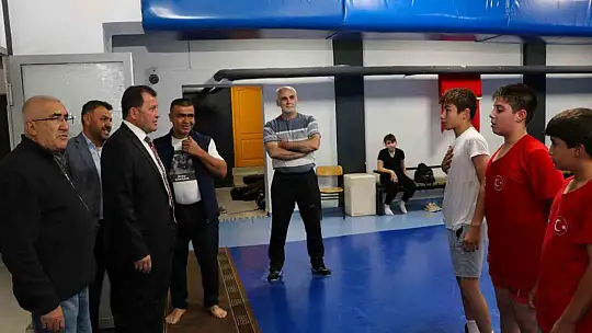Kabakcı'dan Gevher Nesibe Spor Salonu'na Ziyaret