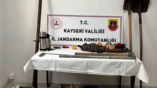 Kaçak kazı yapanlara suçüstü: Define avcıları dronla tespit edildi
