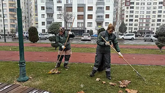 Kadınlar temizlik aşklarını parklara da yansıtıyor