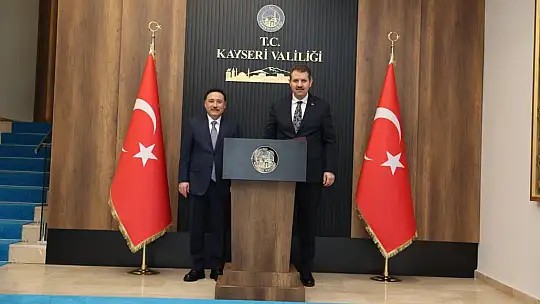 Kara Kuvvetleri Komutanı Tokel ve Bakan Yardımcısı Ayhan'dan Vali Çiçek'e ziyaret