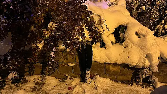 Kardan adamı ceset sandı, ortalığı birbirine kattı