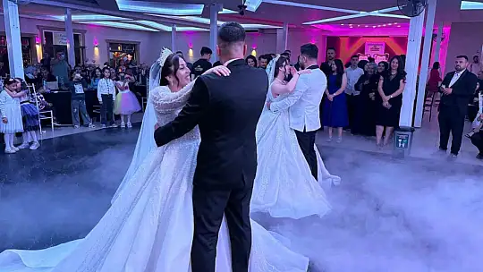 Kardeşler birbirlerine bacanak ve elti oldu