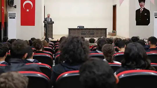Kariyer Günleri, Başkan Palancıoğlu ile Kayseri Lisesi öğrencilerini bir araya getirdi