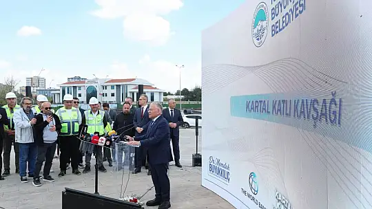 Kartal Katlı Kavşağı ve Bağlantı Yolları Projesi'nin yüzde 17'si tamamlandı
