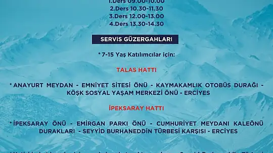 Kayak okulunda yeni dönem kayıtları başladı