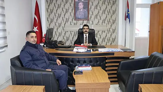 Kaymakam Eser kolluk kuvvetlerini ziyaret etti