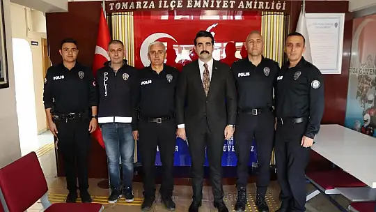 Kaymakam Eser kolluk kuvvetlerini ziyaret etti