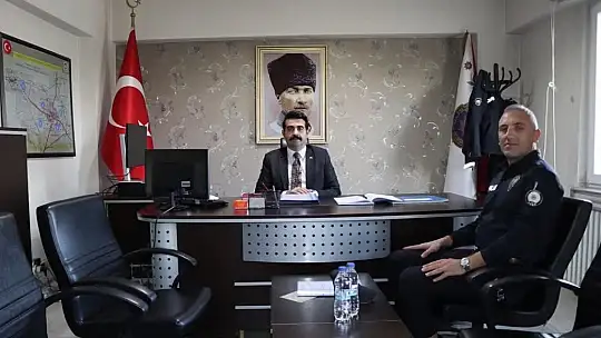 Kaymakam Eser kolluk kuvvetlerini ziyaret etti