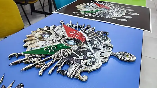 KAYMEK'te erkek kursiyerlere el sanatları eğitimi