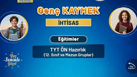 KAYMEK Yaz Okulu kayıtları başladı