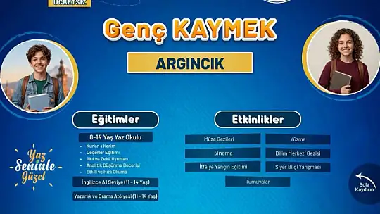 KAYMEK Yaz Okulu kayıtları başladı
